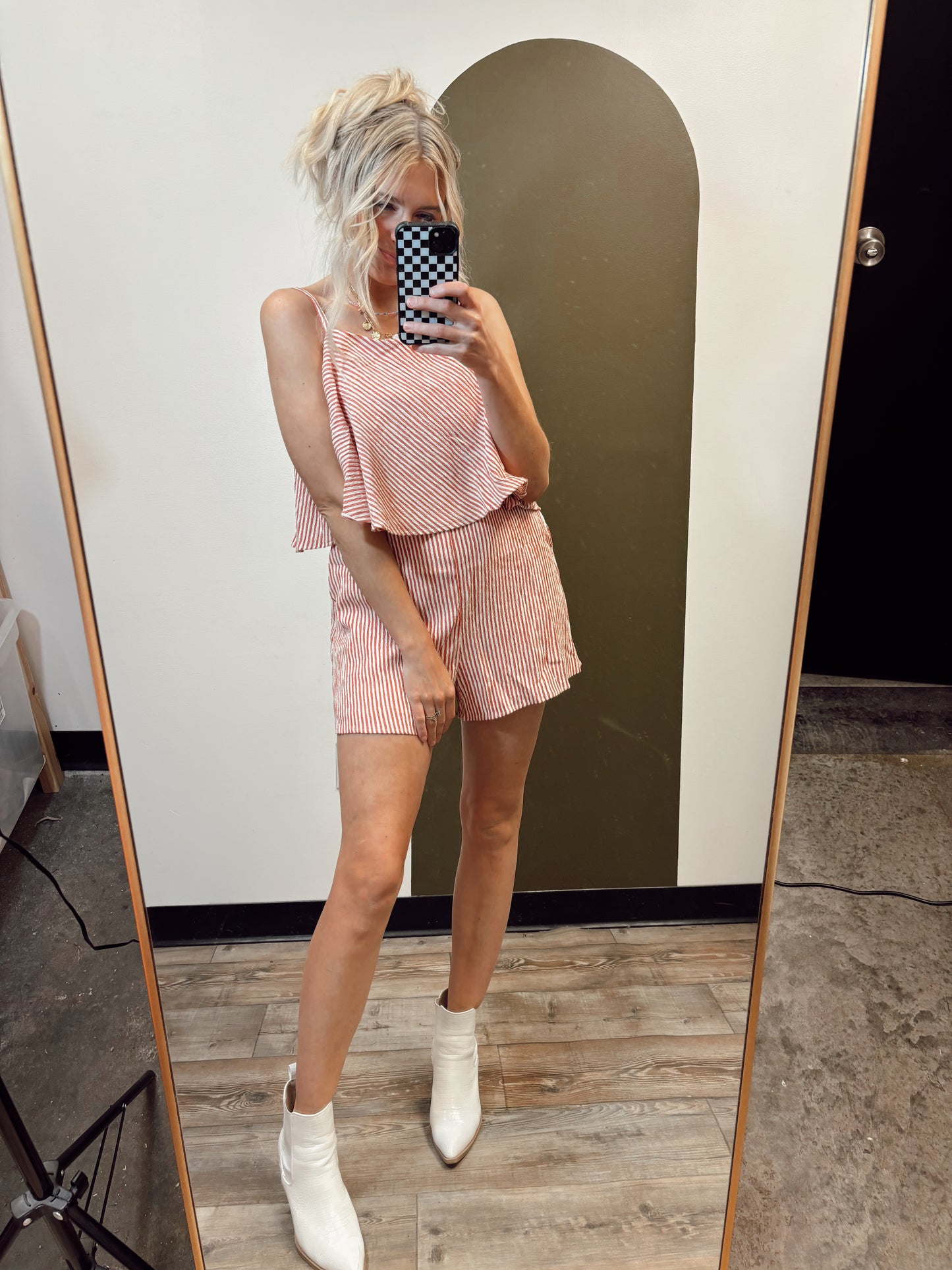 Seersucker And The City Romper