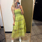 Vineyard Eyelet Lace Dress (Grass)