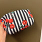 Cherry Quilt Toiletry Bag