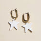 Tate Star Earring (White)