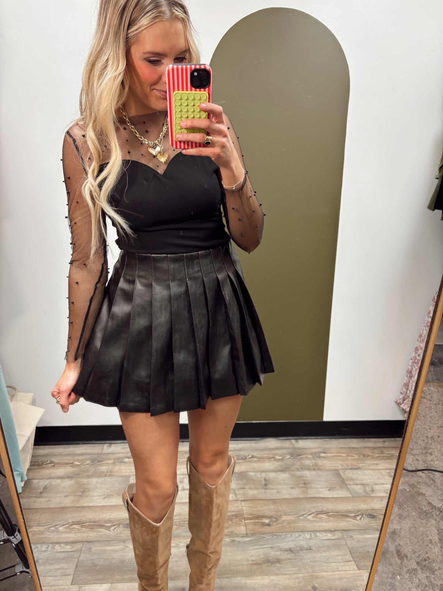 Sunburn Vegan Skort (Black)