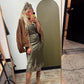 Lottie Slip Dress (Olive)