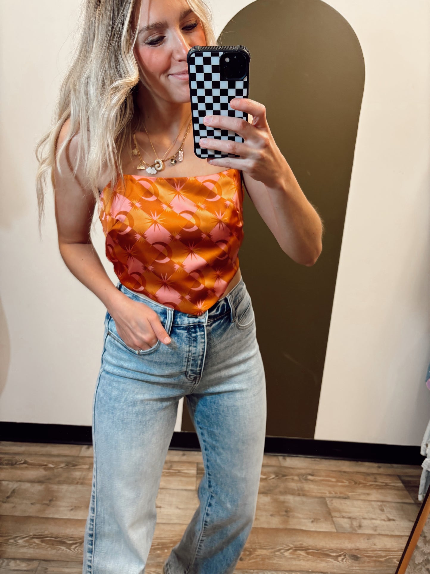 Golden Sands Handkerchief Top