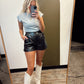 Lace Lined Vegan Short