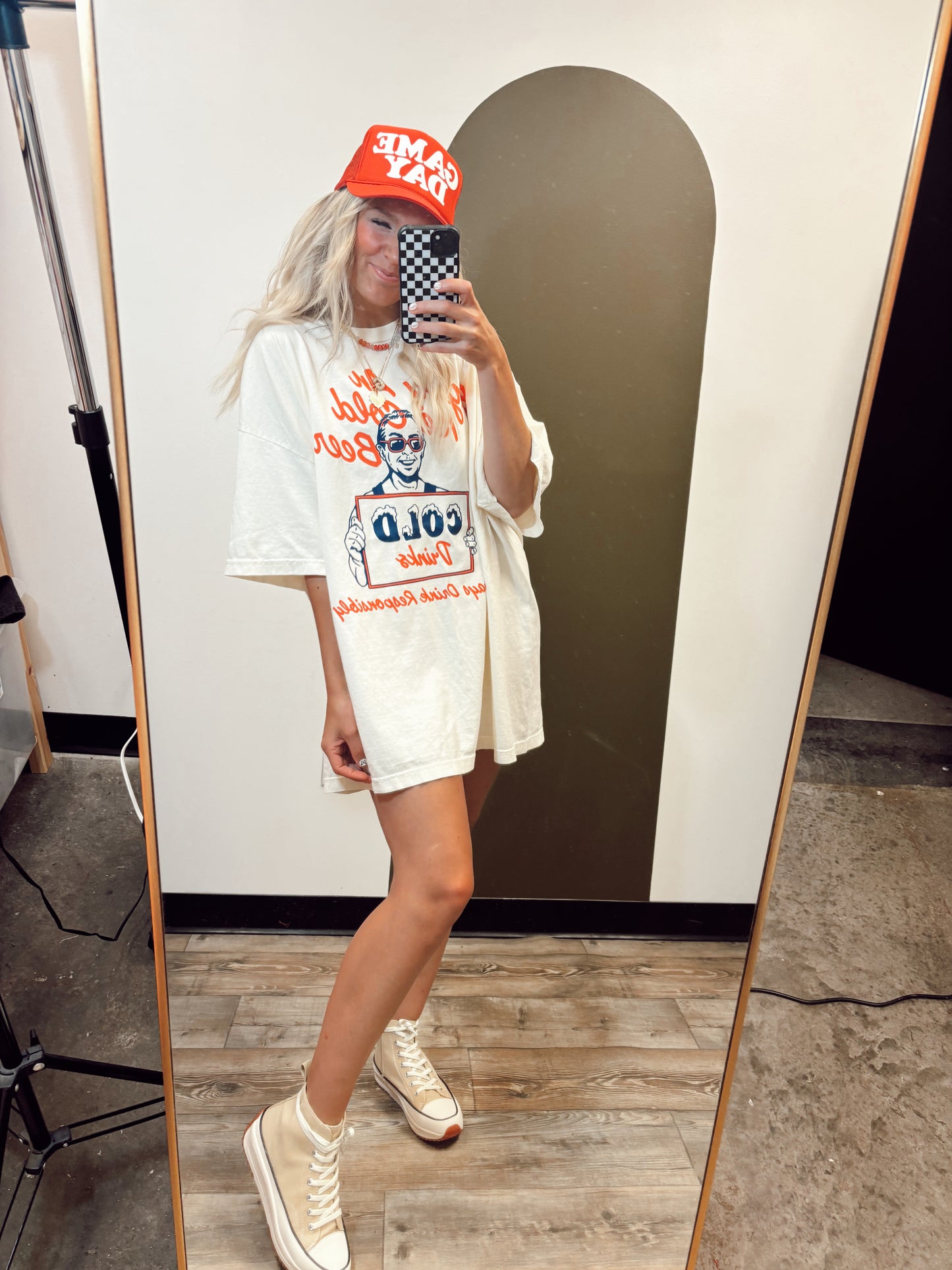 Ice Cold Beer Oversize Tee