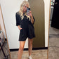 Street Chic Romper (Black)