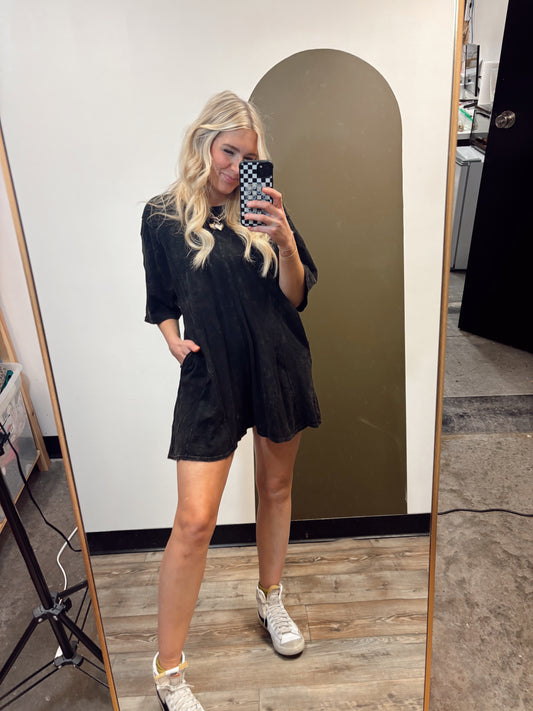 Street Chic Romper (Black)