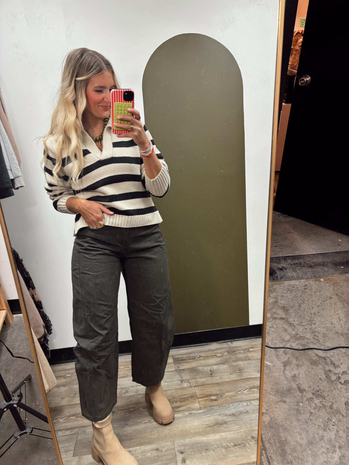 Charcoal Barrel Pant