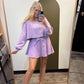 Cora Shoulder Sweat Top (Wisteria)