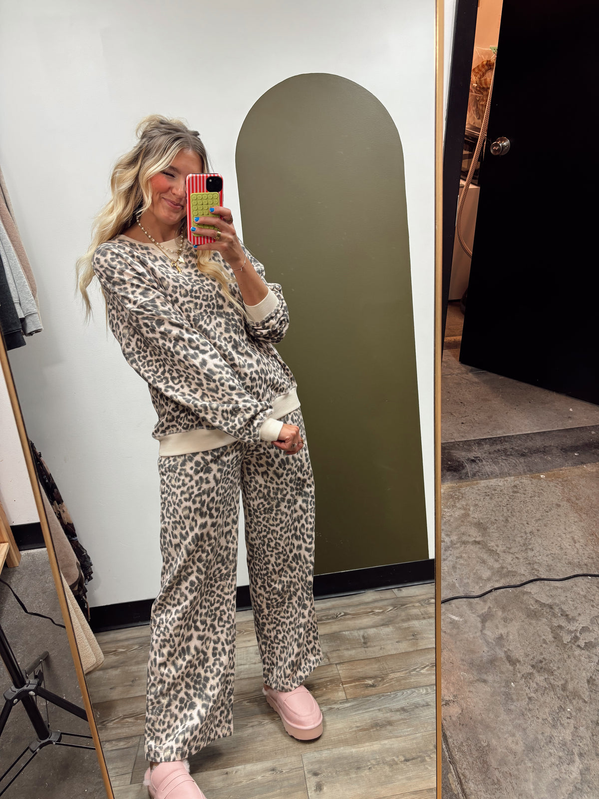 Leopard Lounge Set