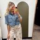 Vivienne Denim Top (Blue)