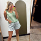 Lyla Stripe Tank (Green)