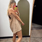 Weekend In Sneakers Dress (Taupe)
