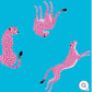 Flirty Leopard Mat (Vivid Blue)