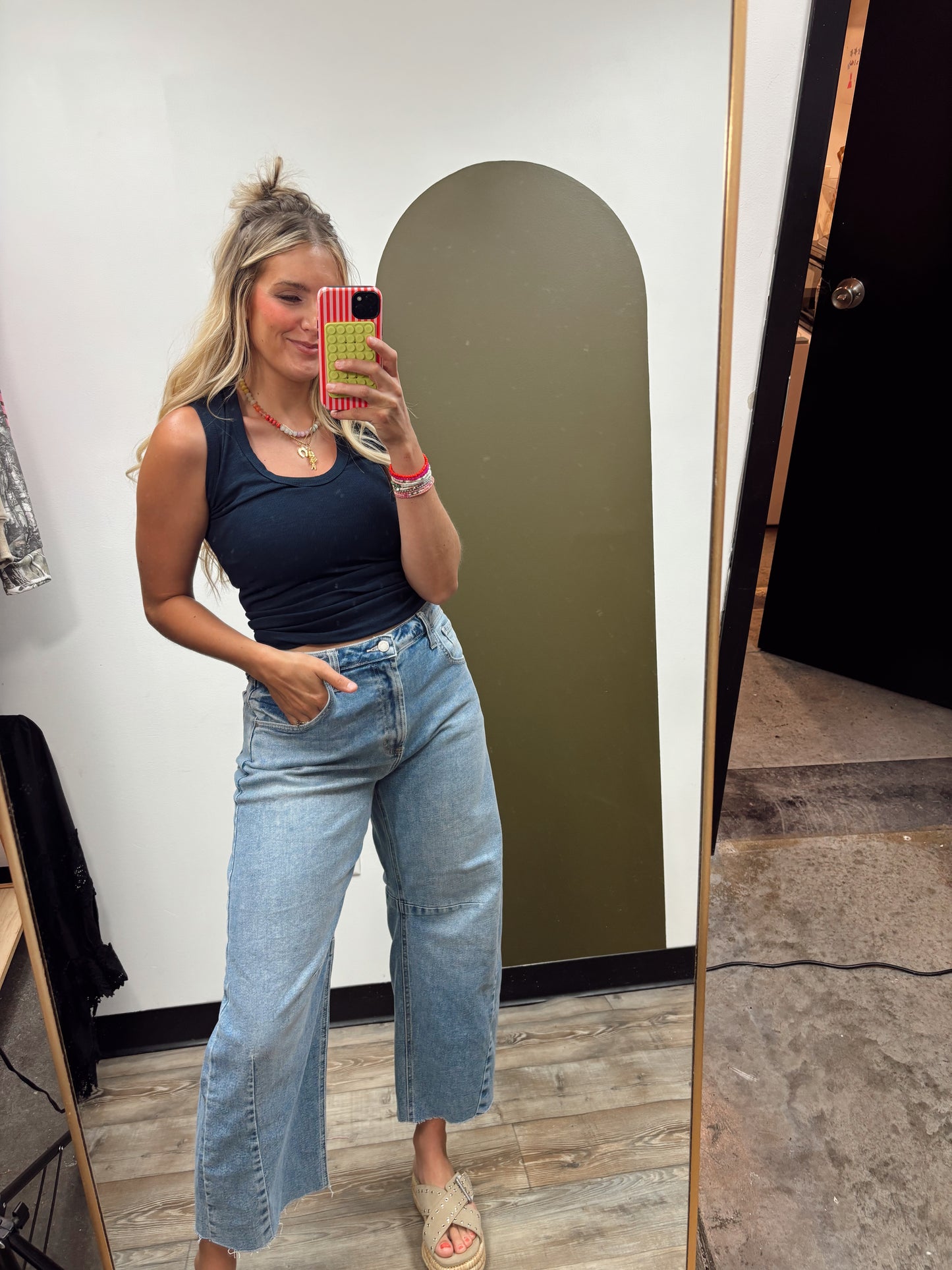 Kelsey Tank Top (Navy)