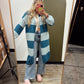 Seashore Long Stripe Cardigan