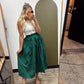 Keaton Stripe Skirt (Green)