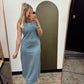 Boat Babe Stripe Maxi (Blue)
