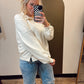 Lee Half Snap Top (Ivory)
