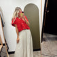 Daisy Button Sweater (Red)