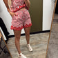 American Nights Stripe Short Set