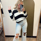 Ruby Contrast Sweater (Ivory)