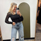 Center Of Attention Top (Black)