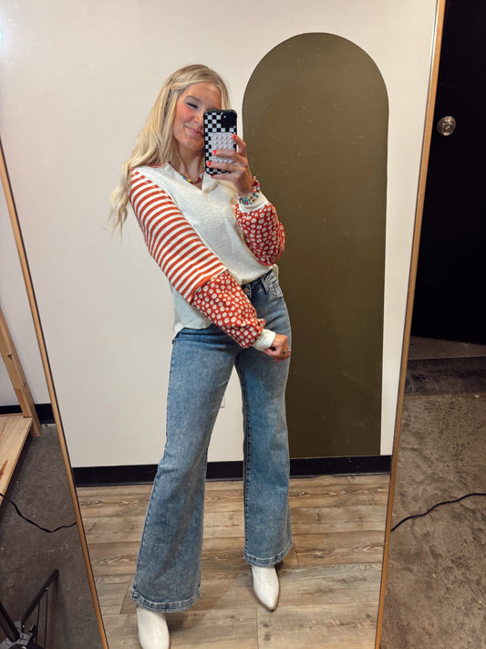 Lilly Contrast Top
