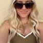 Bay Cat Eye Sunglasses (Latte)