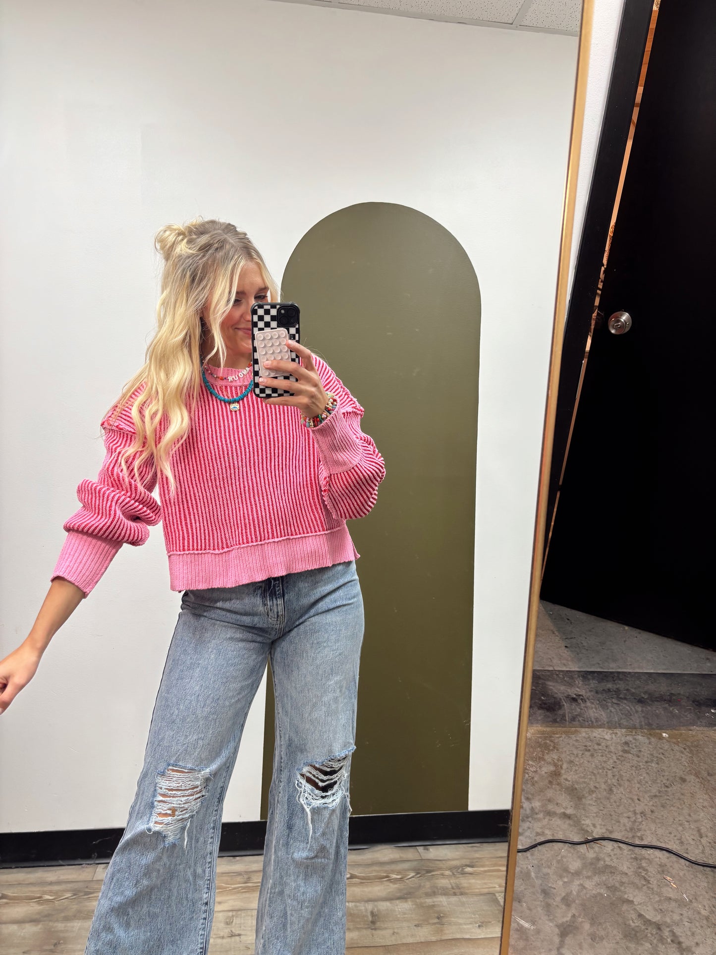 Bubblegum Babe Sweater (Pink)