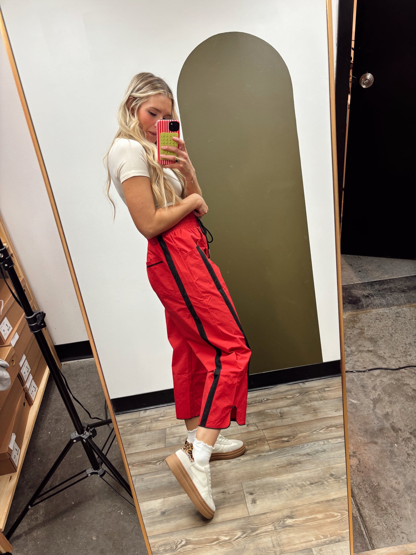 Windbreaker Game Day Pant (Red)