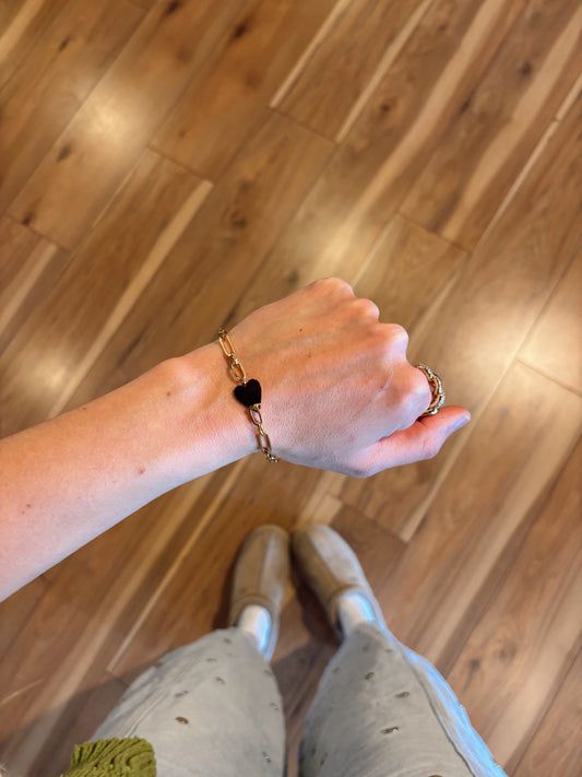 You By My Side Heart Bracelet