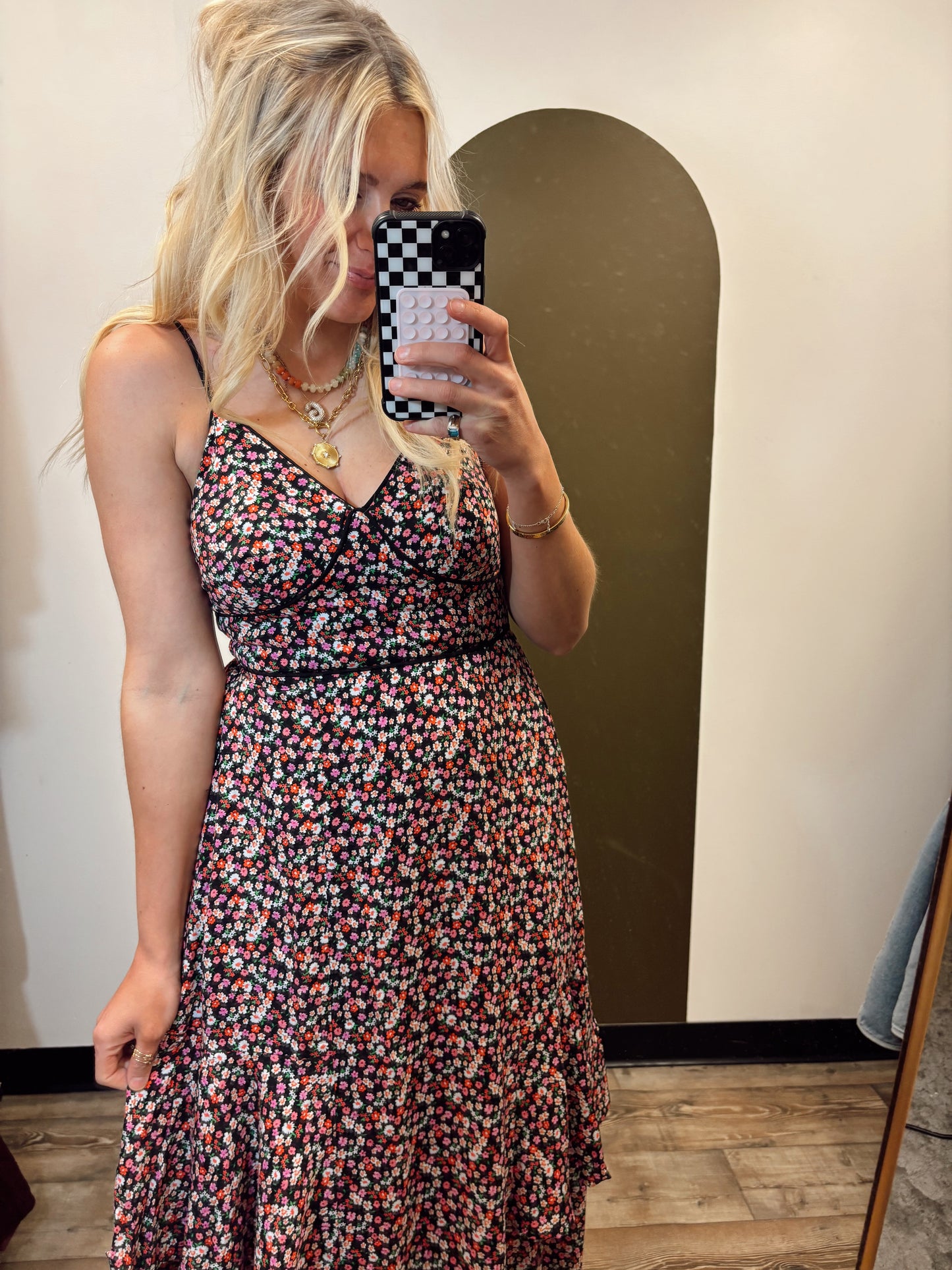 Magnolia Floral Maxi Dress