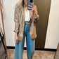 Direct Report Leather Blazer