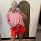Coral Cutie Stripe Top