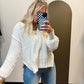 Miriam Sweater Top (Cream)