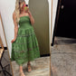 Vineyard Eyelet Dress (Green)