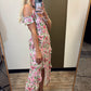 Carmine Floral Maxi Dress