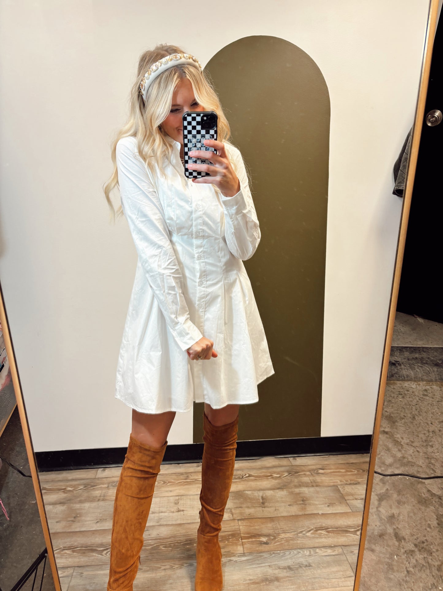 Come With Me Shirt Dress