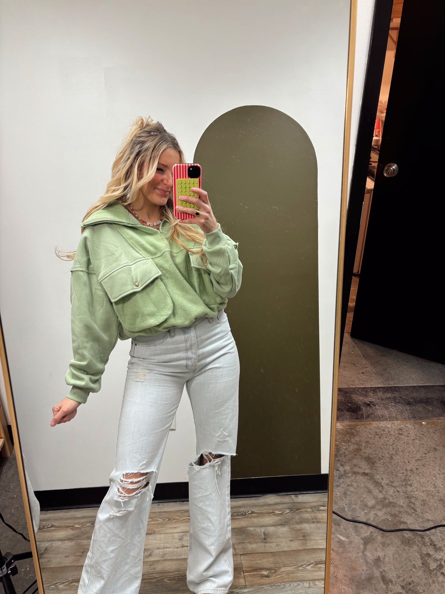 Carter Pullover (Green Tea)