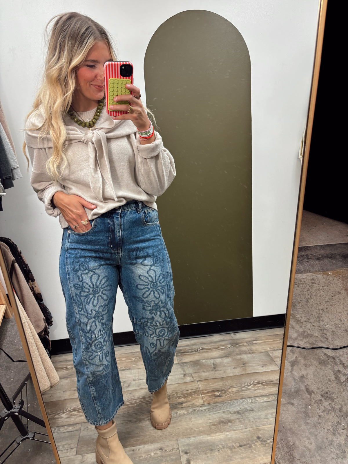 Darla Emb Detail Jean