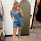 Stars Align Denim Romper