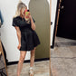 Sporty Spice Hoody Dress (Black)