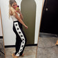 Star Striped Sweatpant (Black)