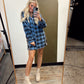 Long Way Home Plaid Dress