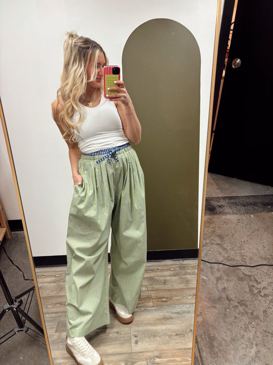 Elena Boxer Pant (Green)