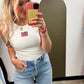 Flag Beaded Tank