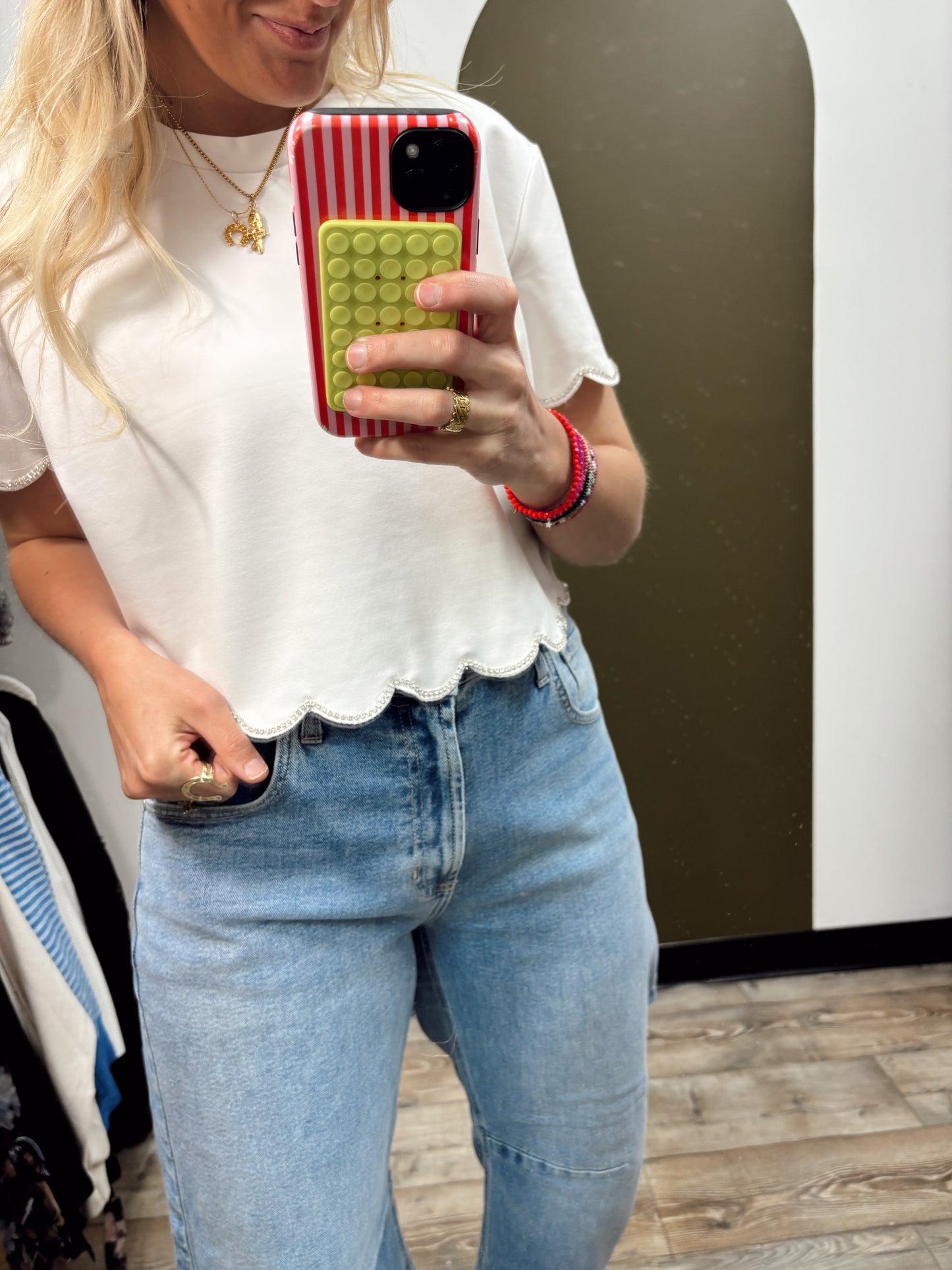Rhinestone Tulip Tee