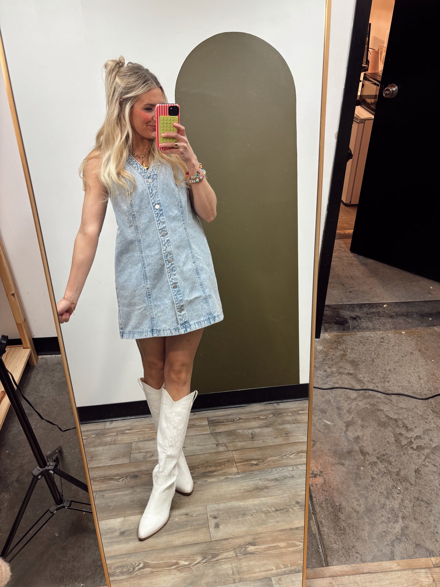 Dance The Night Denim Dress