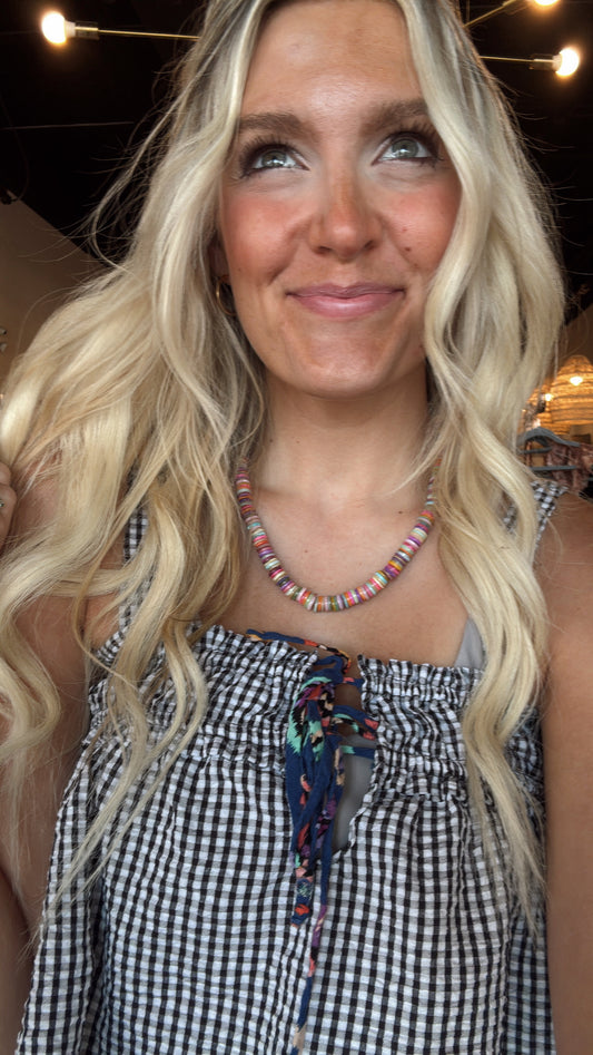 Color Me Cute Gemstone Necklace